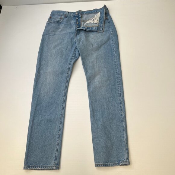 Levi's Jean Men 31 Original 501 Straight Fit Button Fly 31x31 Mid Cotton Core No